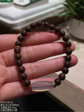 Wild Tarakan (Dalagan) Agarwood Bracelet with Burmese Jadeite Lu Lu Tong & 24K Gold